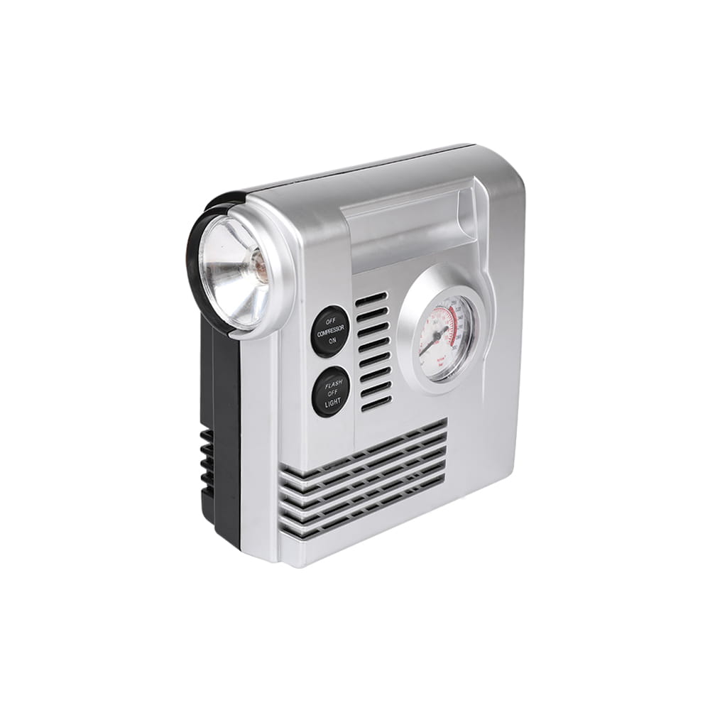 Máy nén khí mini bằng nhựa có đèn LED